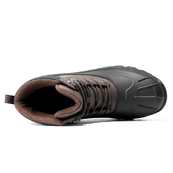 Men's Insulated Snow Winter Boots - BROWN - 3
